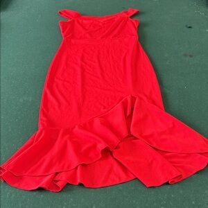 Elegant Red Maxi Dress